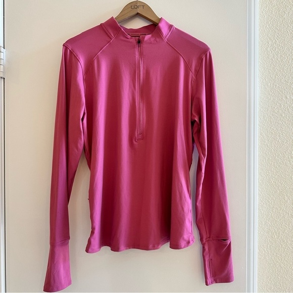 Under Armour Women's Qlifier Run 2 Half Zip Running Pink Jacket L - Picture 4 of 13